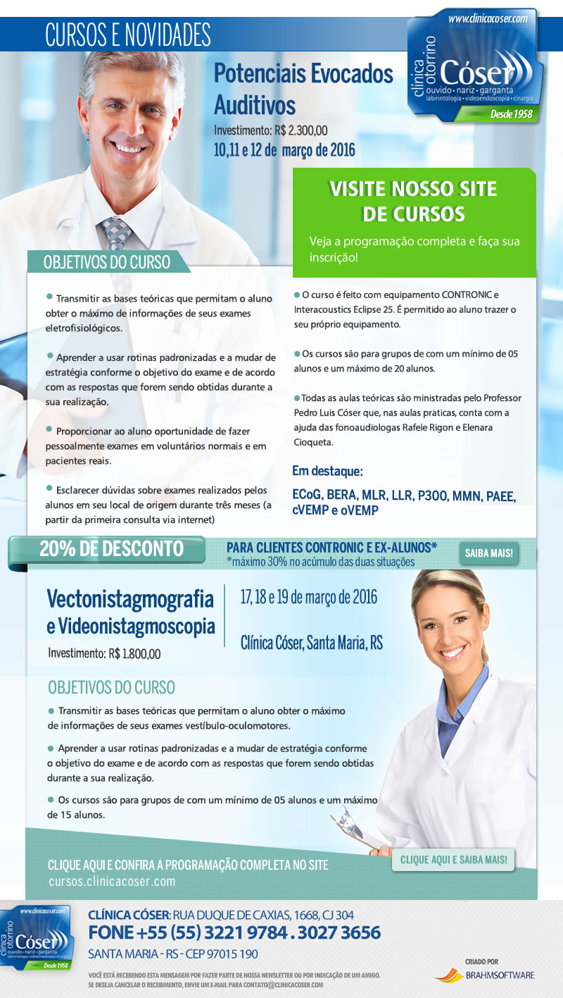 Cursos Cóser 2016